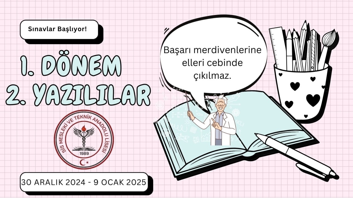 2024-2025 EĞİTİM ÖĞRETİM YILI I. DÖNEM II. YAZILILAR